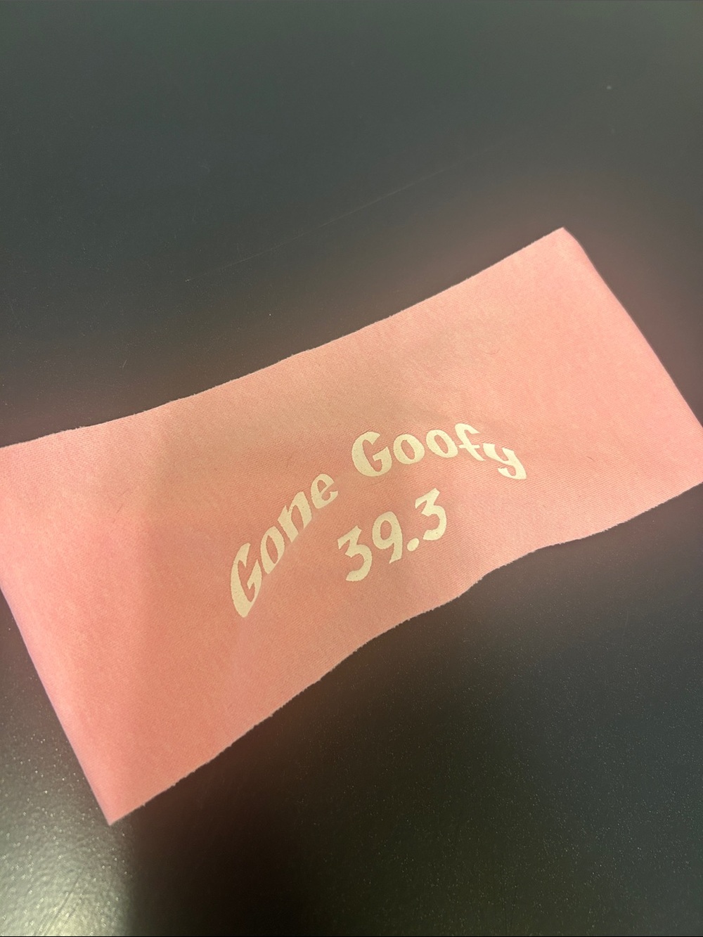 Women’s Running Pink Stretch Headband Gone Goofy. Walt Disney World Marathon